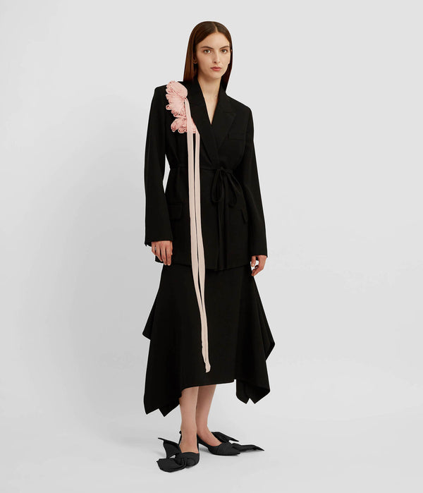 Erdem Double Breasted Belted Blazer