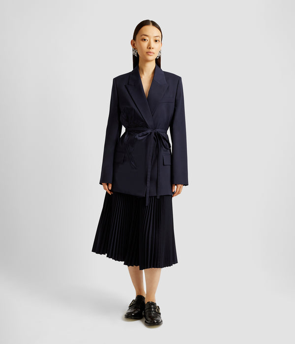 Erdem Double Breasted Belted Blazer