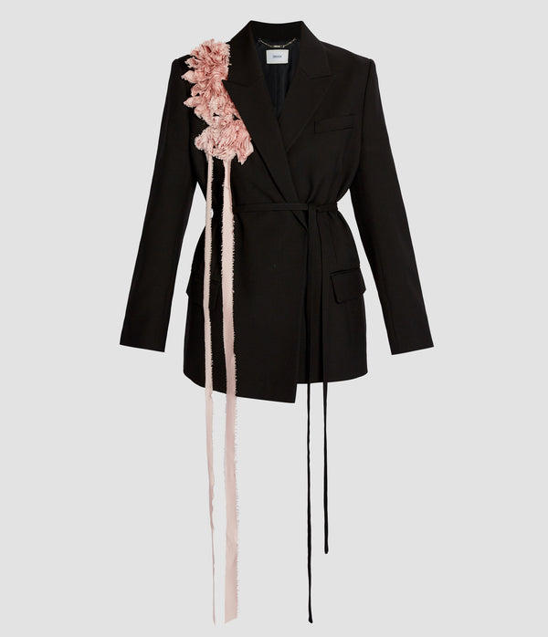 erdem Double Breasted Belted Blazer