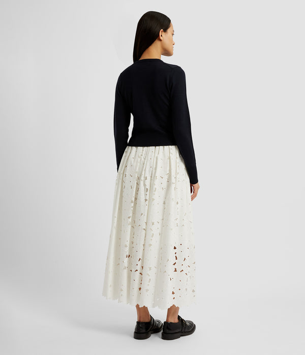 Erdem Drape Detail Knit Cardigan