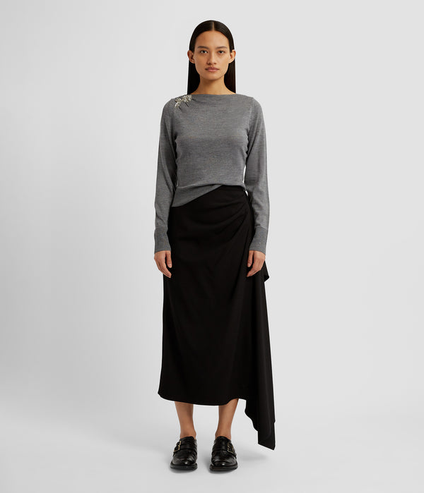 Erdem Drape Detail Knit Jumper