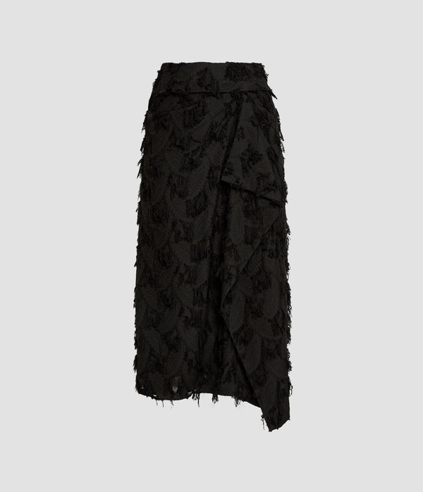 erdem Draped Midi Skirt
