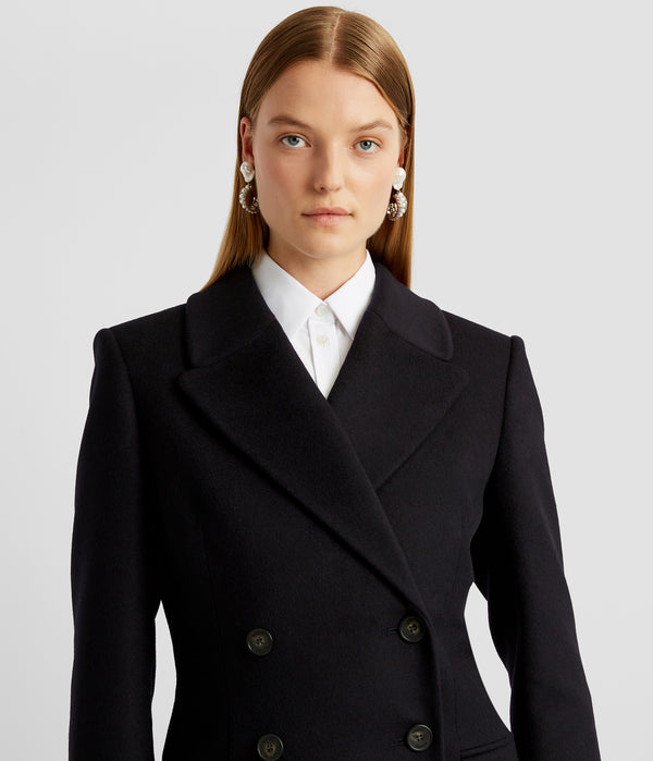 Erdem Fit And Flare Double Breasted Coat