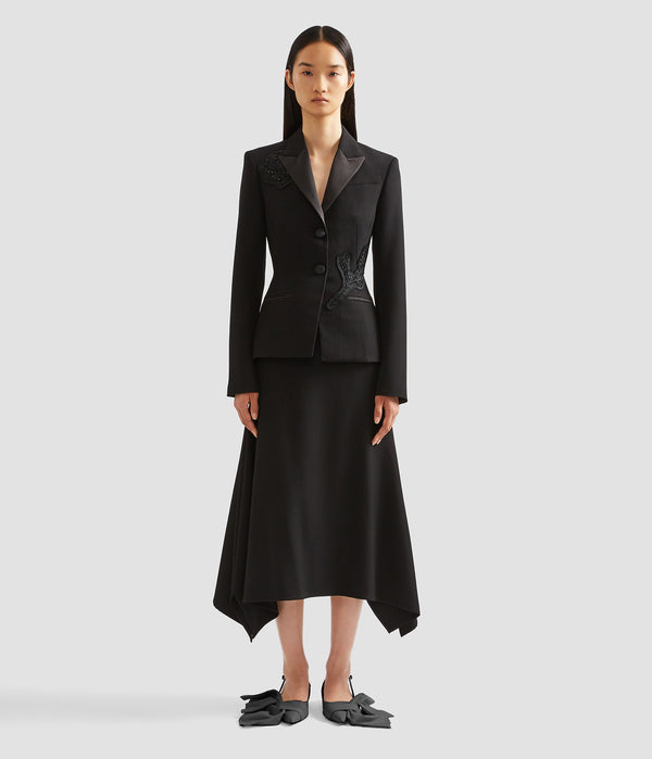 Erdem Fitted Single Breasted Blazer