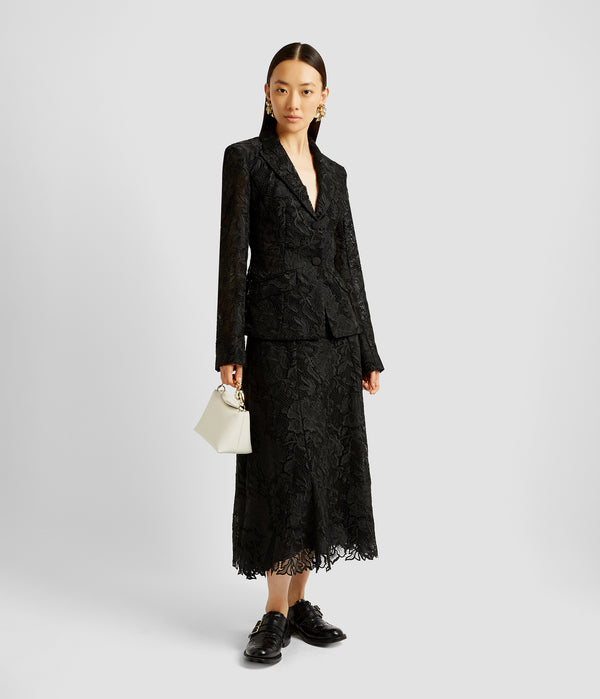 Erdem Fitted Single Breasted Blazer