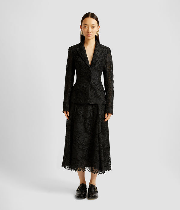 Erdem Fitted Single Breasted Blazer