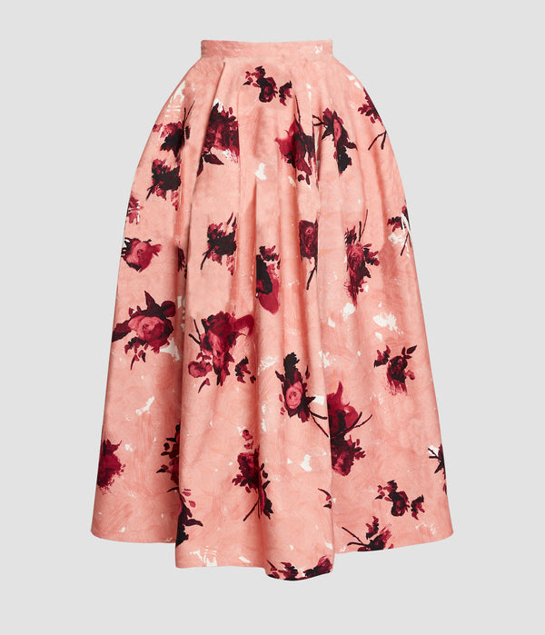 erdem Full Waisted Midi Skirt