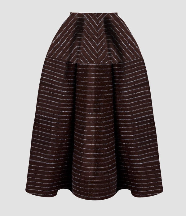 erdem Full Waisted Midi Skirt