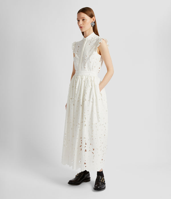 Erdem Gathered Midi Skirt