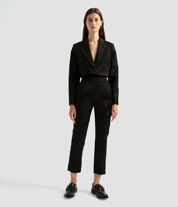 Erdem Genevieve Jacket Wool Jacquard