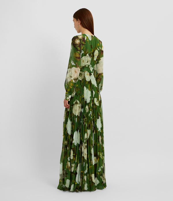Erdem Long Sleeve Gown