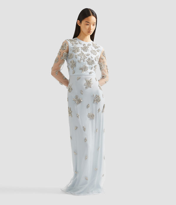 Erdem Long Sleeve Gown