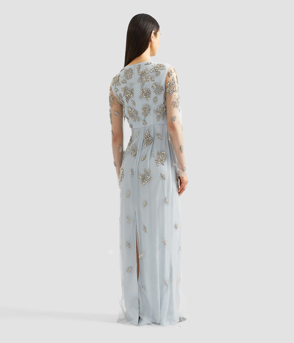 Erdem Long Sleeve Gown