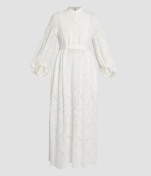 erdem Long Sleeve Midi Dress