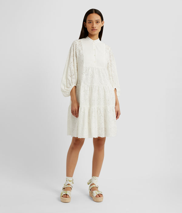 Erdem Long Sleeve Mini Dress