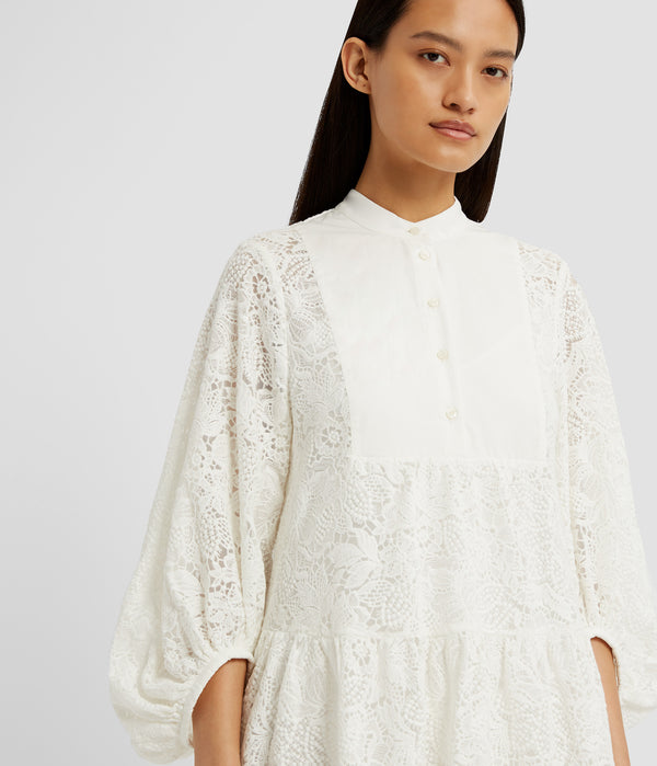 Erdem Long Sleeve Mini Dress