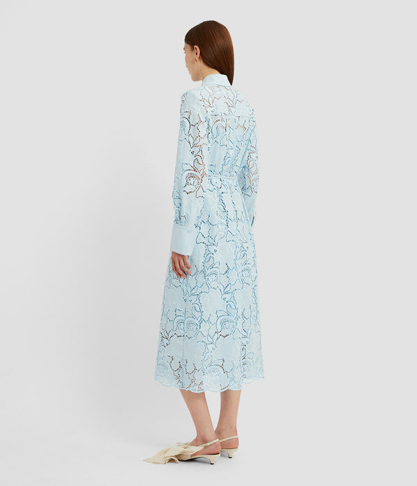 Erdem Long Sleeve Shirt Dress