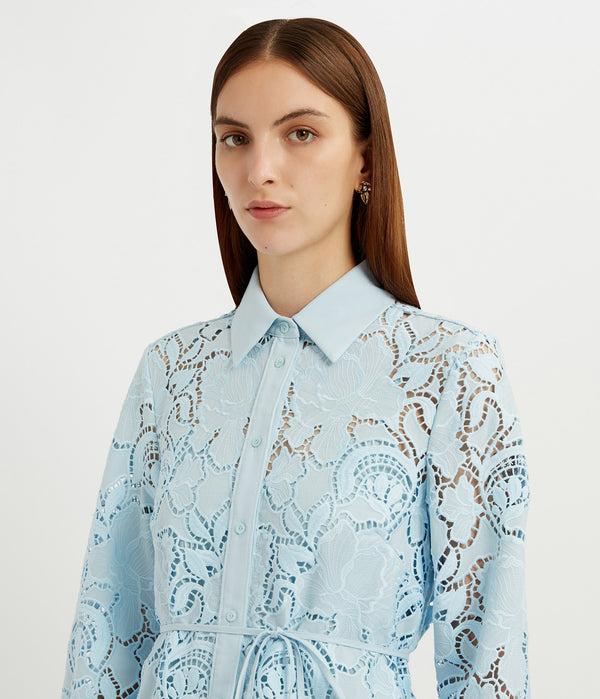 Erdem Long Sleeve Shirt Dress