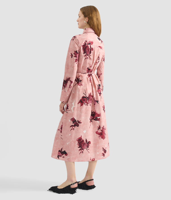 Erdem Long Sleeve Shirt Dress