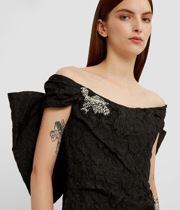 Erdem Off Shoulder Cocktail Dress