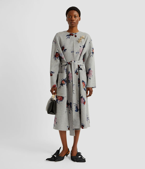 Erdem Oversize Belted Coat