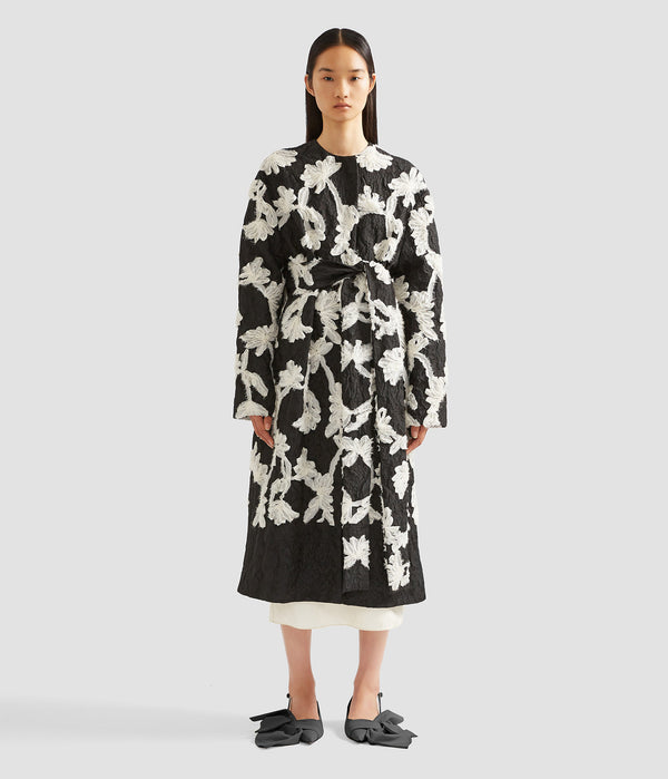 Erdem Oversize Belted Coat