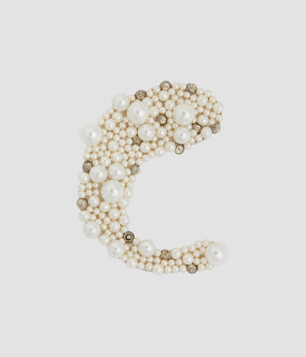 erdem Pearl Alphabet Brooch C