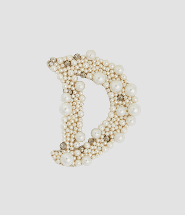 erdem Pearl Alphabet Brooch D