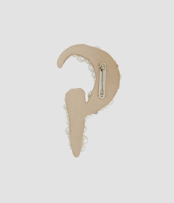 Erdem Pearl Alphabet Brooch G