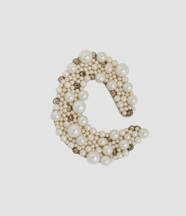 erdem Pearl Alphabet Brooch O