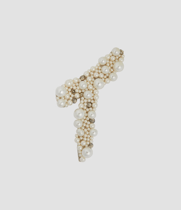 erdem Pearl Alphabet Brooch T
