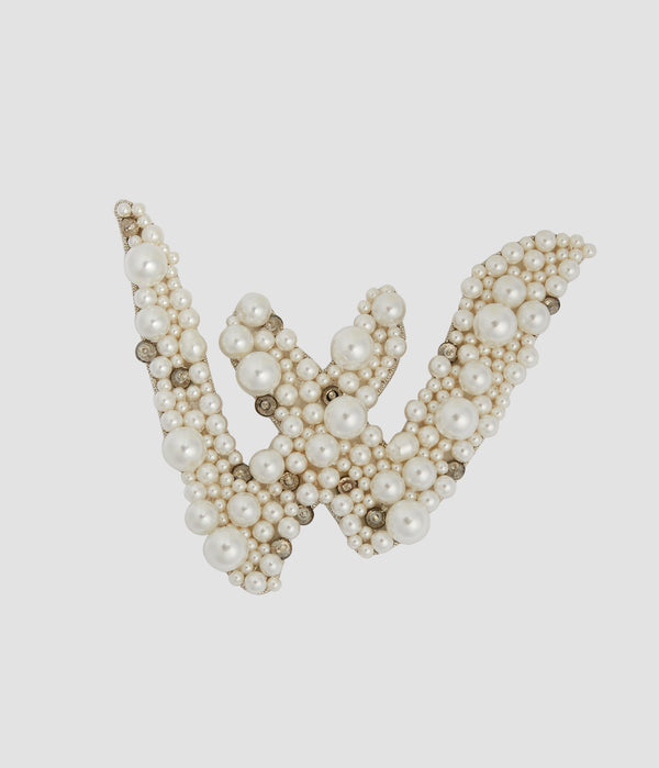 erdem Pearl Alphabet Brooch W