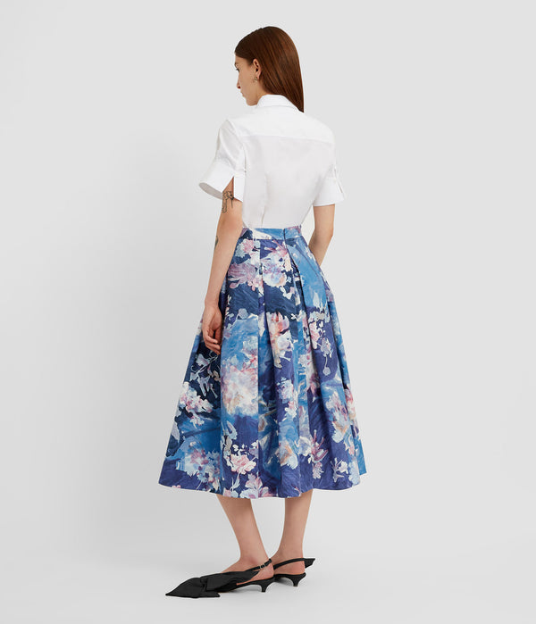 Erdem Pleated Midi Skirt