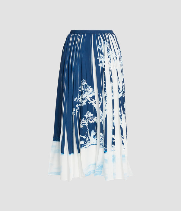 erdem Pleated Midi Skirt