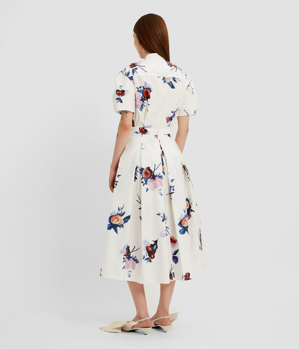 Erdem Pleated Midi Skirt