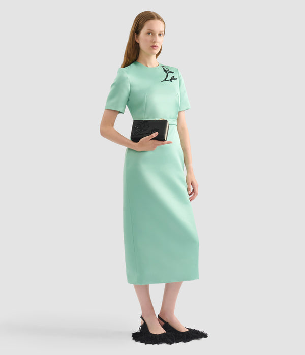 Erdem Short Sleeve Cocktail Dress