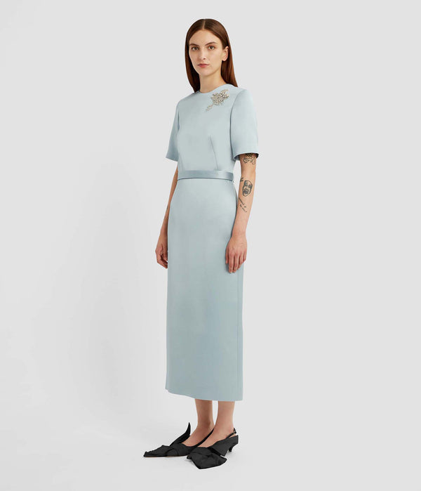 Erdem Short Sleeve Cocktail Dress