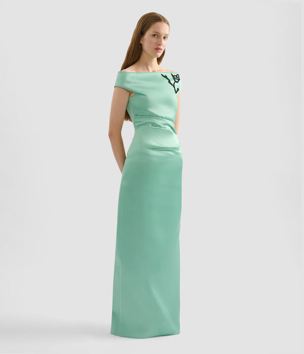erdem Short Sleeve Gown