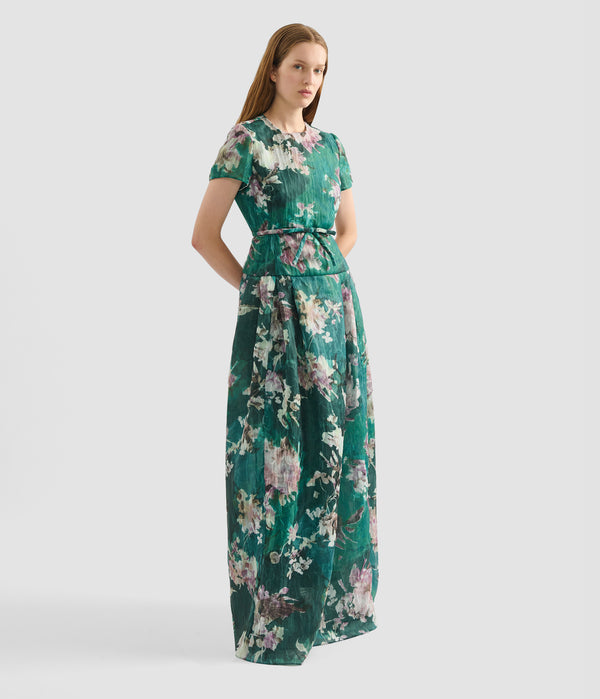 Erdem Short Sleeve Gown