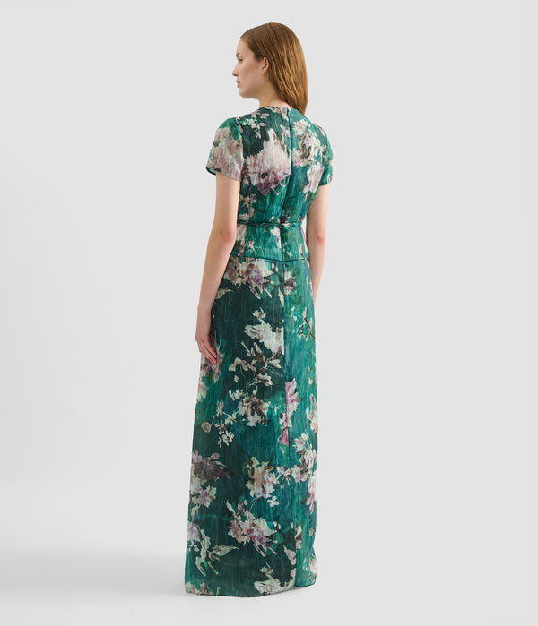 Erdem Short Sleeve Gown