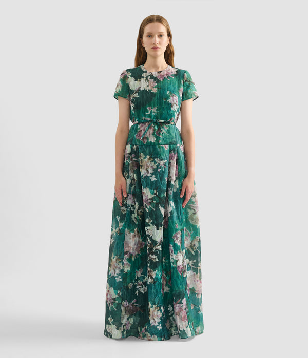 Erdem Short Sleeve Gown