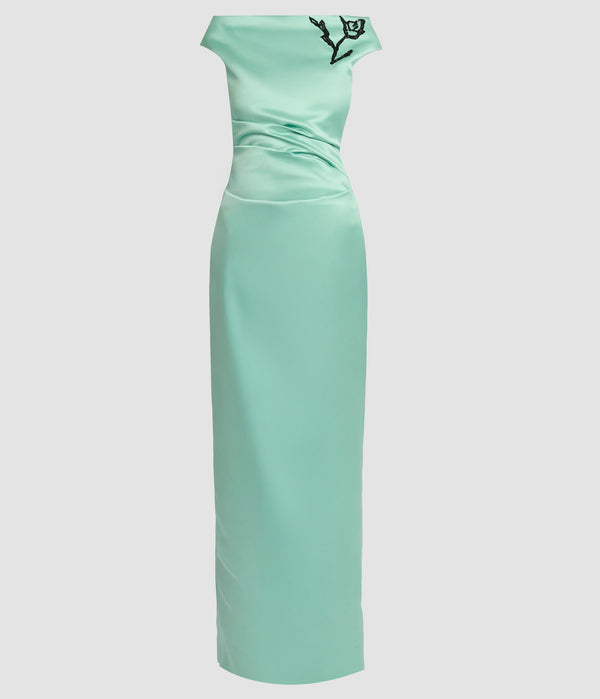 erdem Short Sleeve Gown