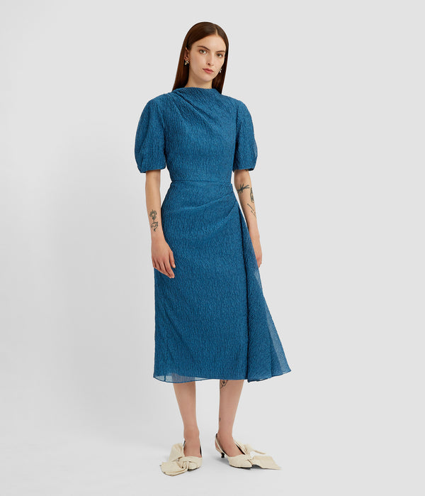 Erdem Short Sleeve Midi Dress