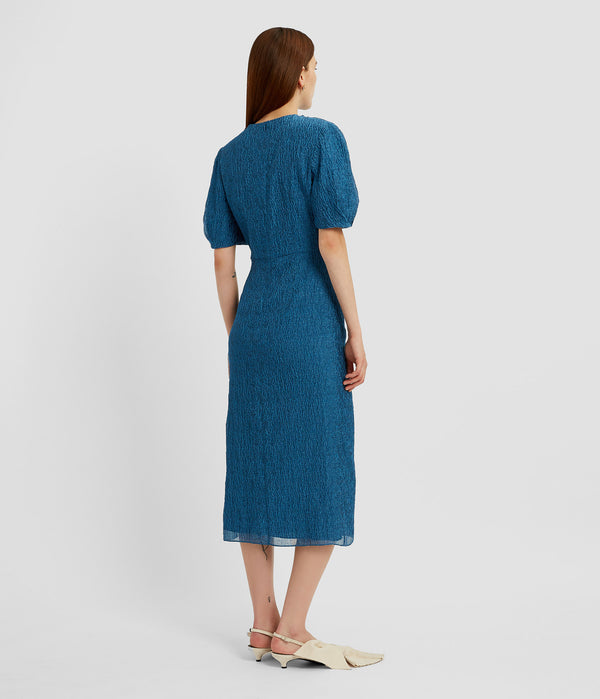 Erdem Short Sleeve Midi Dress