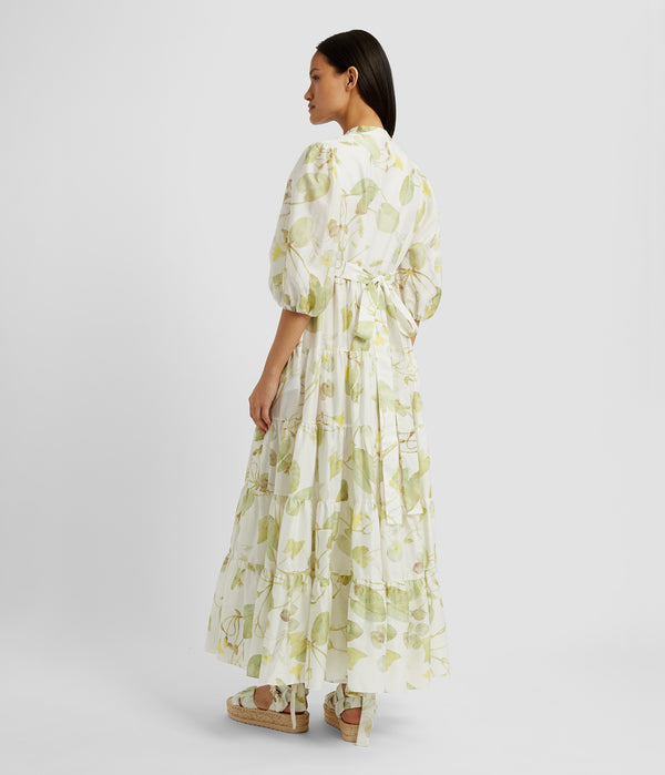 Erdem Short Sleeve Midi Dress