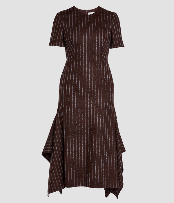 erdem Short Sleeve Midi Dress