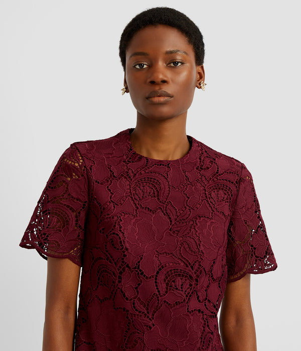 Erdem Short Sleeve Mini Dress