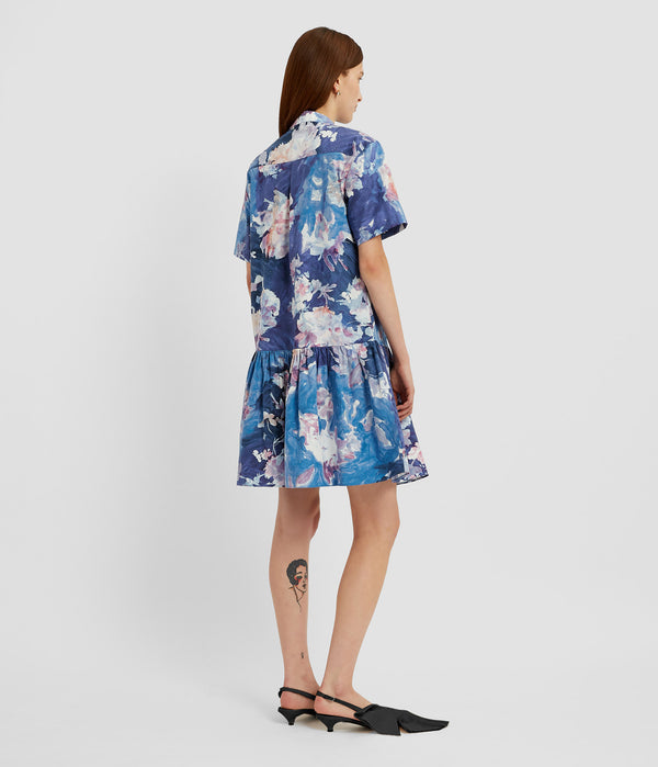 Erdem Short Sleeve Mini Dress