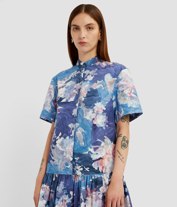 Erdem Short Sleeve Mini Dress