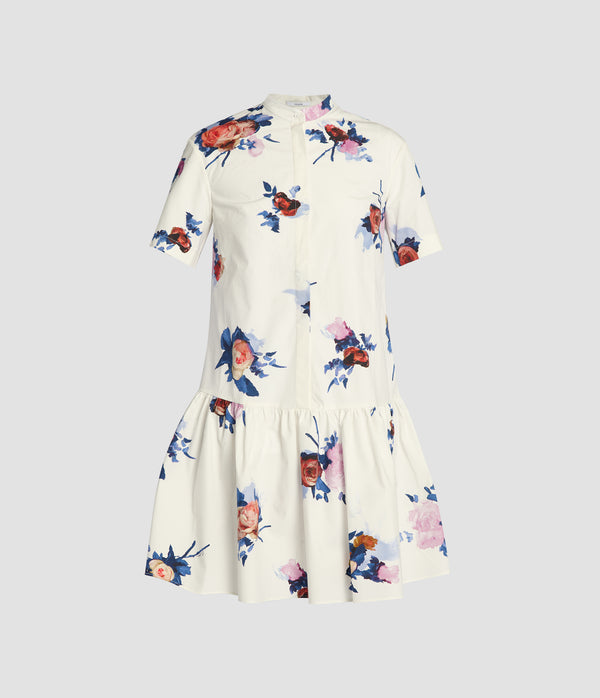 erdem Short Sleeve Mini Dress